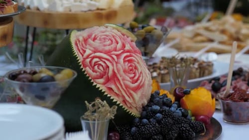 Festive Buffet Table