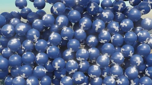 Social Media Engagement Counters and Particle Logo Reveal Animation