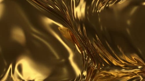 Luxury Golden Fabric Loop