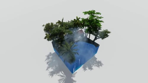 Beach isometric