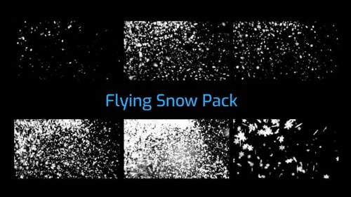 Realistic Falling Snow Overlay Pack for Winter Holiday Projects