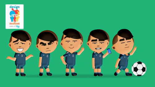 D&M Character Kit Tiny: Soccer Player Japan