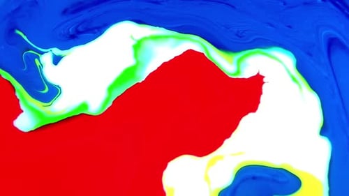 Vibrant Abstract Liquid Art Background