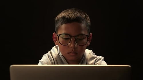 Young Boy Hacking