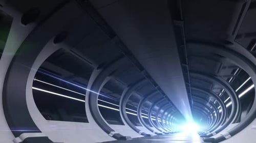 large server room. huge computation and data exchange. loop animation