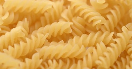 Dry fusilli pasta