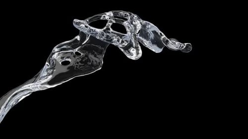 Dynamic Realistic Water Stream Loop Animation