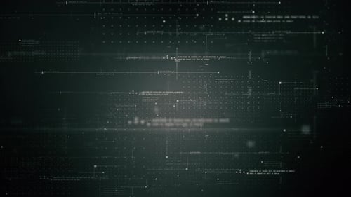 Futuristic Digital Grid Network Technology Abstract Background Animation