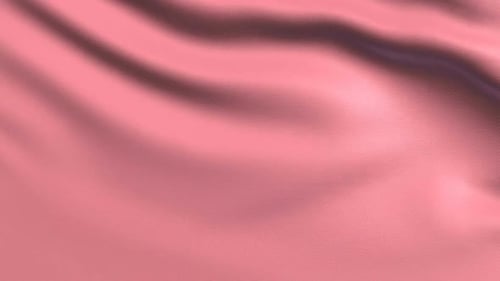 Seamless Loop of Elegant Waving Pink Cloth Background