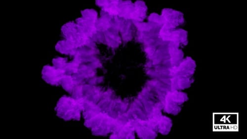 Smoke Shockwave Explosion Purple