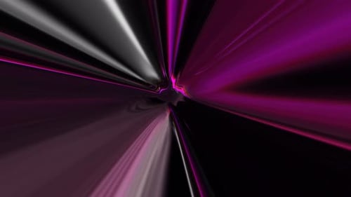 Neon Abstract Light Tunnel Warp Speed Background Animation