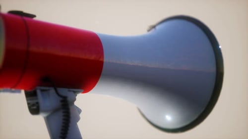 Elektrischer Retro-Lautsprecher Megaphon