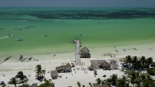 Vue de dessus de Holbox