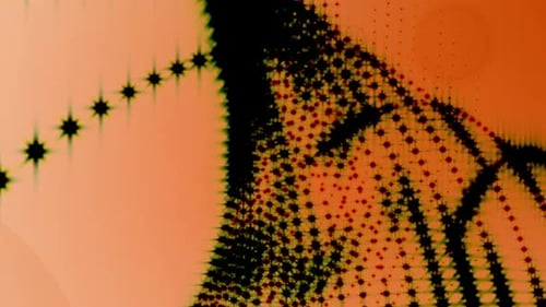 Dynamic Abstract Background with Shimmering Star Particles