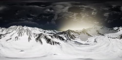 VR 360 Norway Mountains Severe Landscape