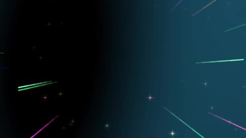 Geschwindigkeit bunte Linie Partikelschleife