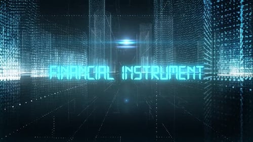 Skyscrapers Digital City Economics Word Financial Instrument