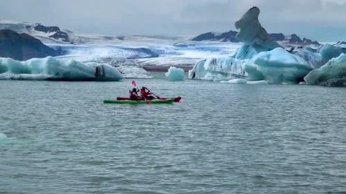 Adventure Kayaking in Iceland on Exploring Holiday