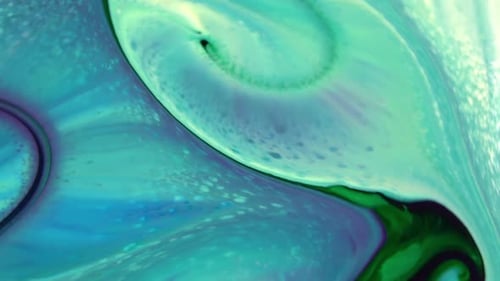 Abstract Liquid Color Swirls Background