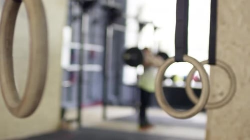 Working Out in Gym