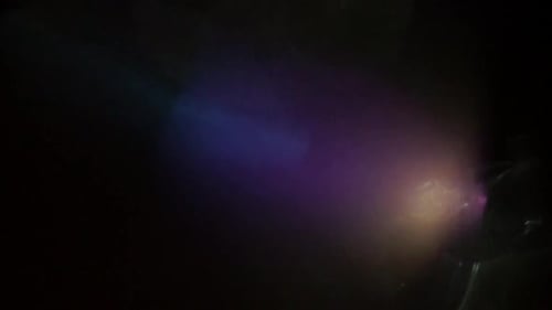 Slow Colorful Light Leaks and Lens Flare Overlays