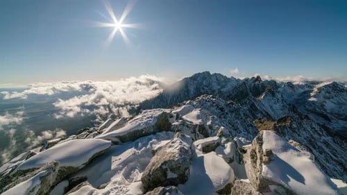 Sonnige Winterberge