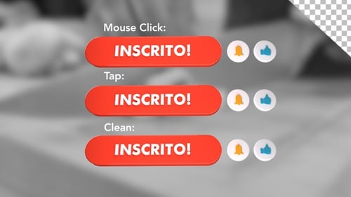 Abonnieren-Button - Portugiesisch - Unterer Drittel