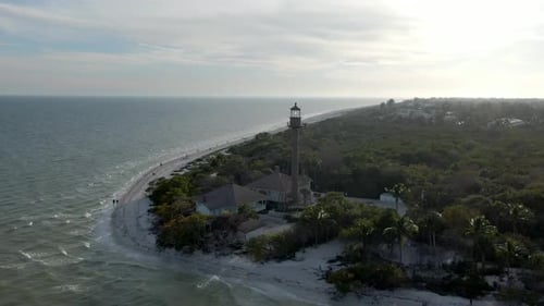 Sanibel Lighthouse Aerial