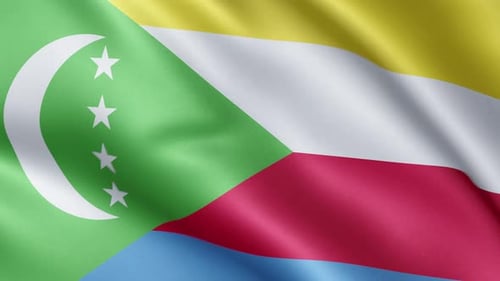 Flag of Comoros | UHD | 60fps
