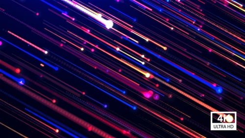 Bunte Lichtstrahlen Hintergrund 4K V2