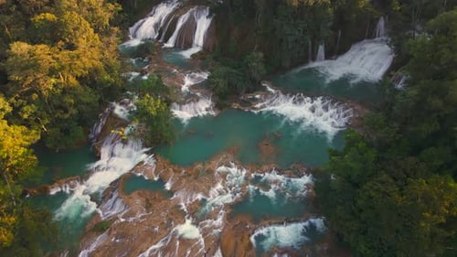 Agua Azul Waterfalls in Chiapas Mexico