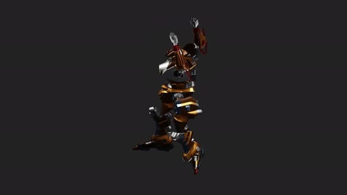 Defense Robot with style Victory