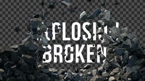 Explosion Concrete Wall