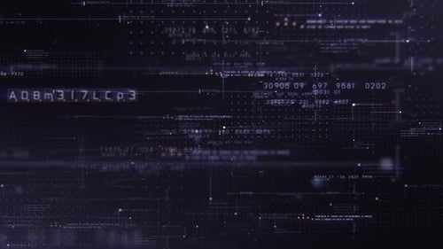 Cryptocurrency Blockchain Matrix Simulation 01