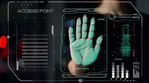 Hand Scanning on Futuristic Access Point