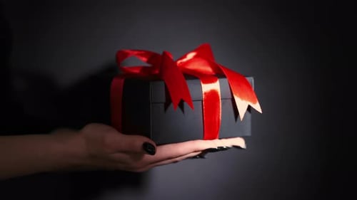 Gift Box Presented with Care in Studio