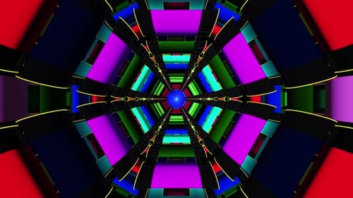 4K Hexagonal Tunnel