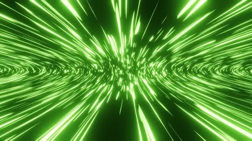 Green Space Travel Vj Loop Background HD