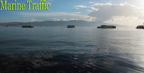 Boats Sailing on the Ocean