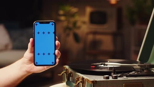 Vinyl Record Closeup