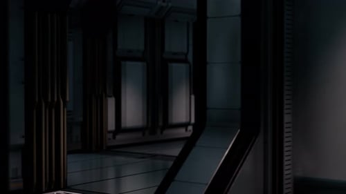 Dark Futuristic Sci-Fi Corridor Walkthrough Animation