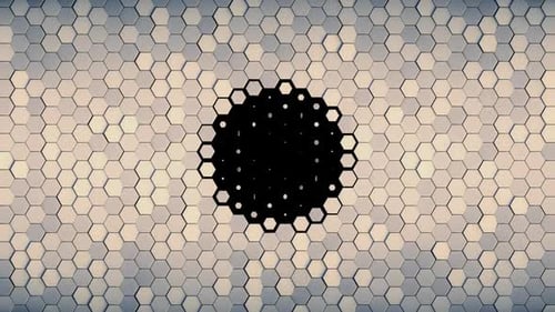 Hexagon transition effect