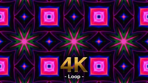 Psychedelic Kaleidoscope 4K Loop 01