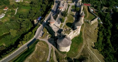 Luftaufnahme der alten Festung