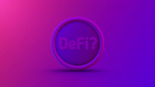 Was ist Defi Coin Looping Hintergrund 4K