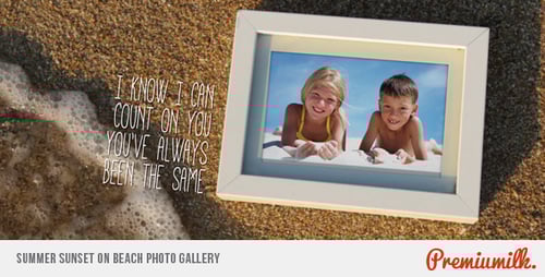 Summer Sunset on Beach Photo Gallery