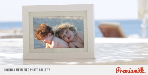Holiday Memories Photo Gallery - Family Slideshow Motion Template