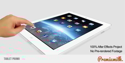 Interactive Tablet Mockup Presentation for Digital Content