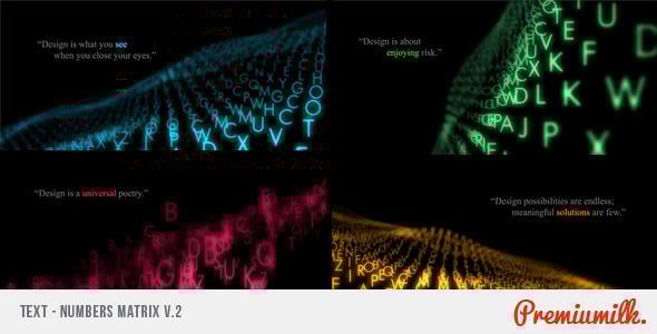 Text Matrix, Titles ft. matrix & text 3d - Envato