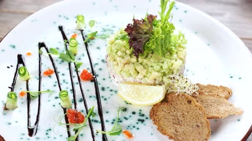 Delicious Gourmet Salad Dish Close-Up